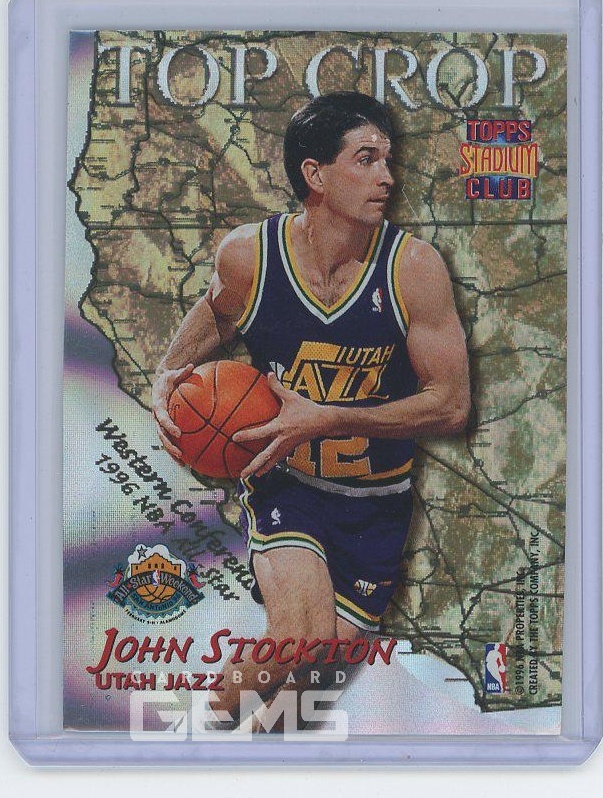 John Stockton 1996 Stadium Club Top Crop #TC10